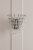 Laura Ashley Willow Wall Light Satin Pewter and Crystal