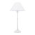 Laura Ashley Cordwell Table Lamp Matt White with Shade