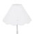 Laura Ashley Cordwell Table Lamp Matt White with Shade