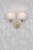 Laura Ashley Hemsley 2 Light Wall Light Matt Antique Brass with Shade