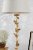 Laura Ashley Halton Table Lamp Distressed Gold Leaf with Shade