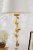 Laura Ashley Halton Table Lamp Distressed Gold Leaf with Shade