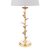Laura Ashley Halton Table Lamp Distressed Gold Leaf with Shade