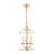 Laura Ashley Halton 3 Light Pendant Distressed Gold Leaf