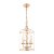 Laura Ashley Halton 3 Light Pendant Distressed Gold Leaf