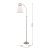 Laura Ashley Dearham Floor Lamp Antique Brass with Shade