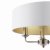 Laura Ashley Sorrento 3 Light Semi-Flush Antique Brass with Ivory Shade