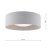 Laura Ashley Bacall 2 Light Flush Natural and White with Shade
