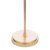 Laura Ashley Halton Floor Lamp Distressed Gold Leaf with Shade