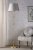 Laura Ashley Halton Floor Lamp Distressed Gold Leaf with Shade