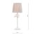 Laura Ashley Eleni Table Lamp Matt White with Shade