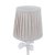 Laura Ashley Eleni Table Lamp Matt White with Shade