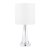 Laura Ashley Blake Table Lamp Polished Chrome and Crystal with Shade LED