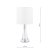 Laura Ashley Blake Table Lamp Polished Chrome and Crystal with Shade LED
