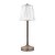 Laura Ashley Callaghan Table Lamp Matt Antique Brass and Ribbed Glass LED