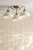 Laura Ashley Durford 3 Light Semi-Flush Matt Antique Brass and White Ceramic