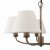 Laura Ashley Denston 5 Light Pendant Antique Bronze with Shade