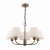 Laura Ashley Denston 5 Light Pendant Antique Bronze with Shade