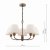 Laura Ashley Denston 5 Light Pendant Antique Bronze with Shade