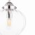 Laura Ashley Whitham Pendant Polished Nickel and Ribbed Glass