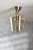 Laura Ashley Ockley Semi-Flush Antique Brass and Champagne Glass