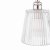 Laura Ashley Callaghan Pendant Polished Nickel and Ribbed Glass
