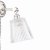 Laura Ashley Callaghan Plugged Wall Light Polished Nickel and Ribbed Glass