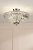 Laura Ashley Vienna 3 Light Semi-Flush Polished Chrome and Crystal