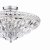 Laura Ashley Vienna 3 Light Semi-Flush Polished Chrome and Crystal