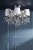 Laura Ashley Enstone 5 Light Semi-Flush Polished Nickel and Crystal with Shade