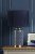 Laura Ashley Knipton Table Lamp Blue Ceramic and Antique Brass with Shade