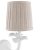 Laura Ashley Eleni Wall Light Matt White with Shade