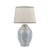 Laura Ashley Stannard Table Lamp Blue Ceramic with Shade