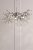 Laura Ashley Willow 3 Light Pendant Satin Pewter and Crystal