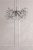 Laura Ashley Willow 3 Light Pendant Satin Pewter and Crystal