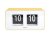 Present Time Karlsson Wall/Table Clock Funky Flip