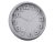 Present Time Karlsson Wall Clock Elevated Classic Numbers - Warm Grey