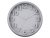 Present Time Karlsson Wall Clock Elevated Classic Numbers - Warm Grey