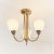 Haughton 3light Semi Flush ceiling light