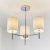 Brio 3 Light Semi Flush Ceiling Light