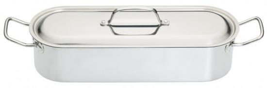 KitchenCraft Clearview Stainless Steel Fish Poacher 45cm (18