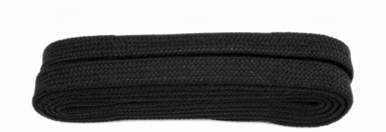 Shoe-String Black120cm Flat Cx Laces