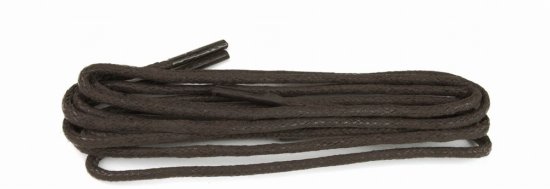 Shoe-String Brown Wax 2mm Round Laces - 75cm