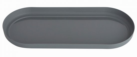 Clever Pots Plant Pot Tray Trough Charcoal - 60cm