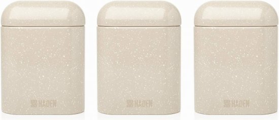 Sabichi Haden Cream Canisters - Set Of 3