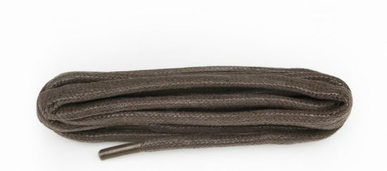 Shoe-String Brown 5mm Chunky Wax Shoe Lace - 90cm