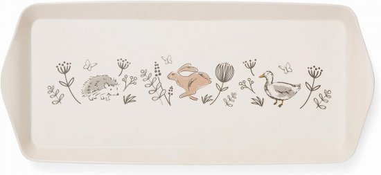 Cooksmart Country Animals Bamboo Small Tray