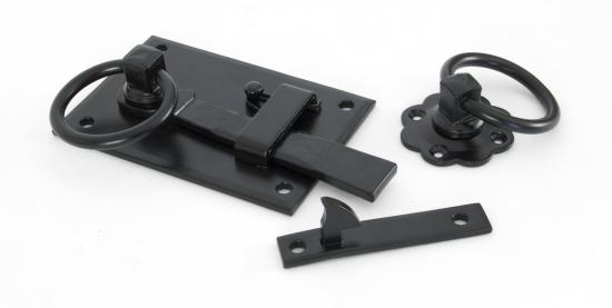 Black Cottage Latch - LH