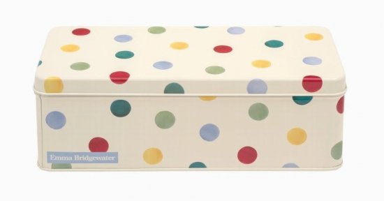 Elite Emma Bridgewater Polka Dot Rectangular Storage Tin