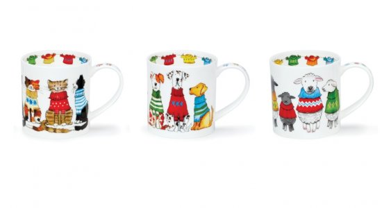 Dunoon Orkney Shape Fine Bone China Mug Trendsetters - Assorted